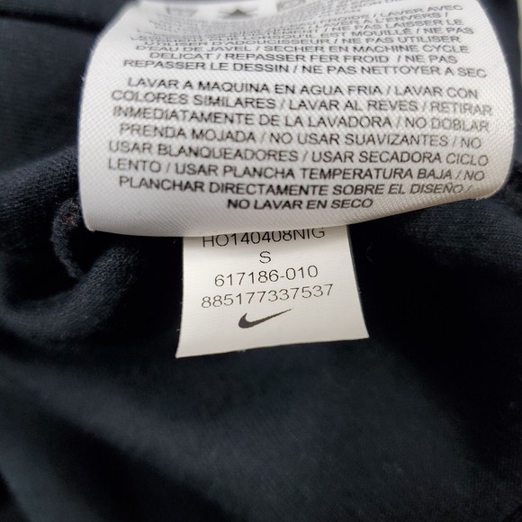 Nike Sportswear Tech Fleece Funnel WMNS Hoodie Sz S Black 617186-010 Thumbholes - Picture 12 of 13